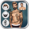 Man Hairstyle Tattoo Editor