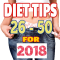 Diet Tips 26 - 50 for 2018