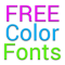 Color Fonts for FlipFont #1