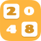 2048 Puzzle upto 8192 Numbers