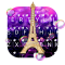 Romantic Paris Night Keyboard Theme