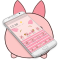 Pink Cute Piggy Theme