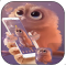 Cute Cartoon Fluffy Owl Theme