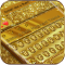 Glitter and Gold Premium Keyboard Theme