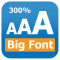 Big Font - Change Font Size - Larger Font