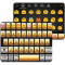 Gold Classic Emoji Keyboard