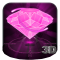 Pink Diamond Love 3D Theme