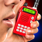 Portable police walkie-talkie joke game