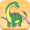 Funny Dinosaurs Kids Puzzles, full game.