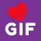 GIF Love stickers. Special Package
