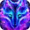 Night Sky Wolf Live Wallpaper