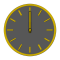 Glossy Analog Clock Widgets