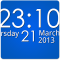 Simple Digital Clock Widget