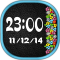 Flowers Clock Widget