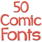 Fonts for FlipFont 50 Comic