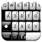 Gloss White Emoji Keyboard