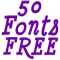 Fonts for FlipFont 50 #5